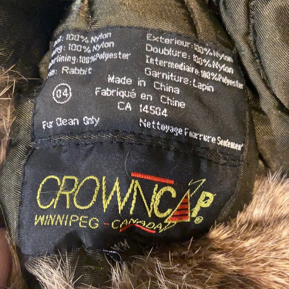 Crowncap Green Rabbit Fur Hat - Picture 3 of 4